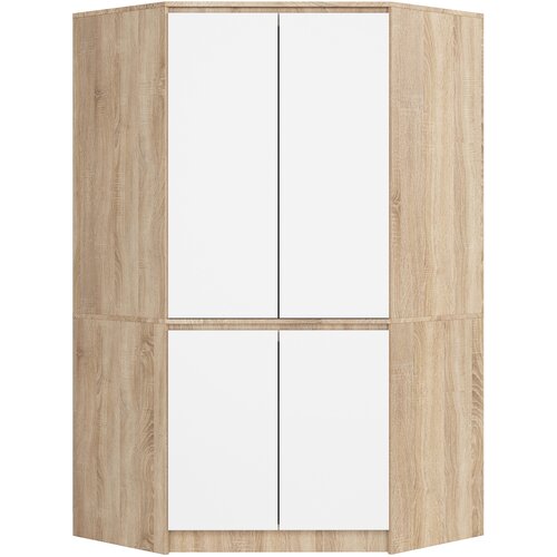 AKORD KOTNI KABINET S100 4D CLP SONOMA HRAST / BELO, (21713832) Cene