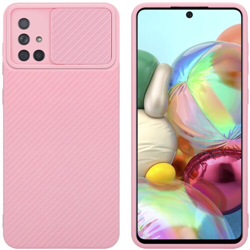 Cadorabo Ohi&scaron;je, združljiv s Samsungom v Bonbon Pink - Za&scaron;čitni pokrov, narejen iz fleksibilnega silikona TPU in z za&scaron;čito pred kamero, (20596546) Cene