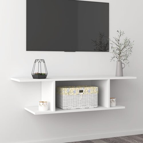 VidaXL Stenska TV omarica bela 103x30x26,5 cm, (20730241) Slike