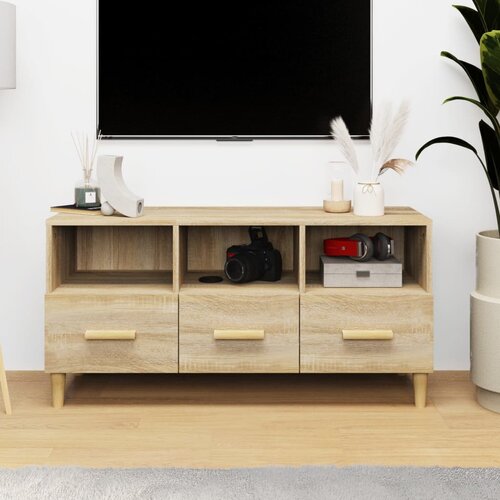 vidaXL tv ormarić boja hrasta sonome 102x36x50 cm konstruirano drvo Cijene