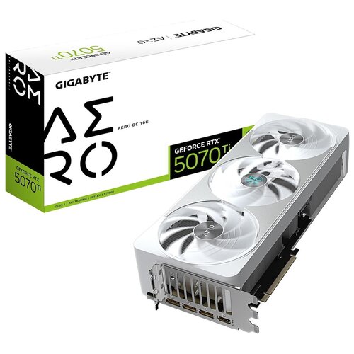 Gigabyte 5070 Ti Aero OC 16G16GB GDDR7, 256-bit,3x DP, 1x HDMI Slike