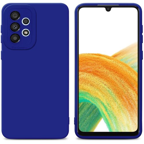 Cadorabo Ohi&scaron;je, združljiv s Samsungom v tekoči modrem, za&scaron;čitnem pokrovu, narejen iz fleksibilnega silikona TPU, (20617462) Cene