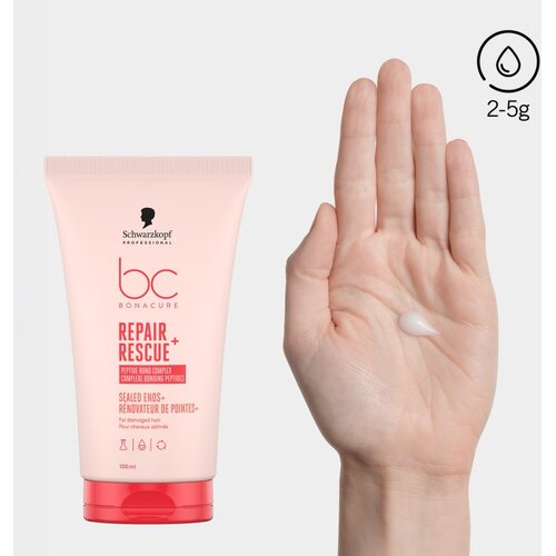 Schwarzkopf Professional BC Bonacure Repair Rescue+ kremasti serum za vrlo o&amp;scaron;tećenu kosu s ispucanim vrhovima 100 ml Slike