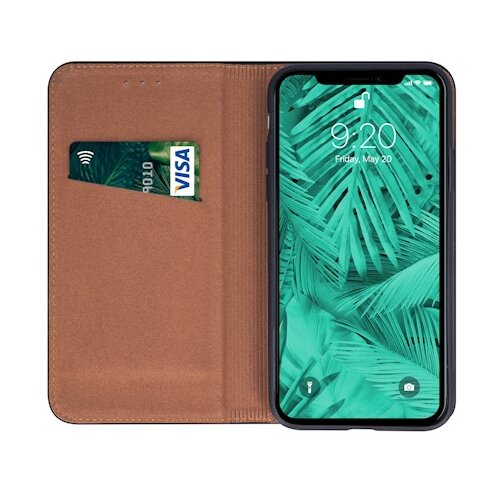 NOBRAND Etui Genuine Leather Smart Pro za Huawei P40 - črn Slike
