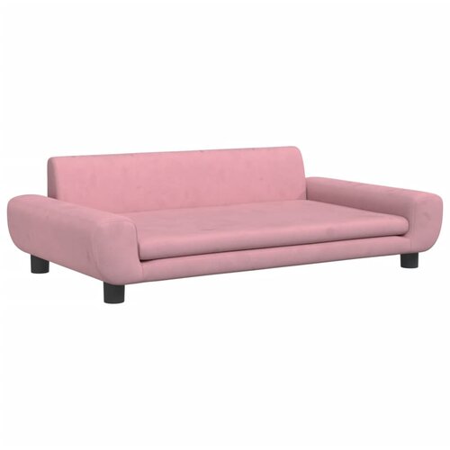 Maison Chic Otroški kavč - Otroški divan - Otroški sedež roza 100x54x33 cm žamet, (21729735) Cene