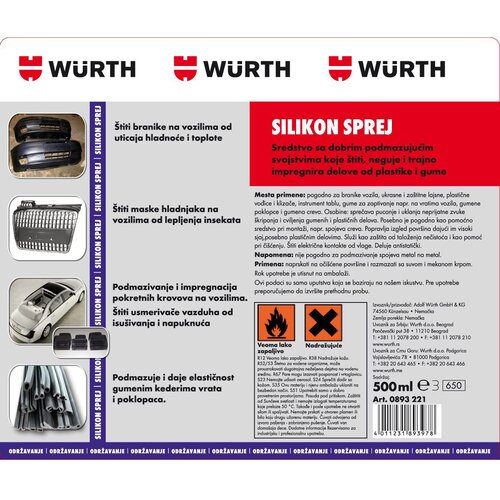  Silikon sprej, 500ml Slike