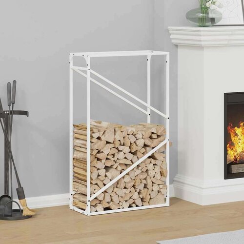  stojalo za drva belo 60x25x100 cm hladno valjano jeklo Cene