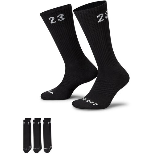 Jordan U J ESSENTIAL 3PR – 144 Čarape muške 3/1 crne Slike