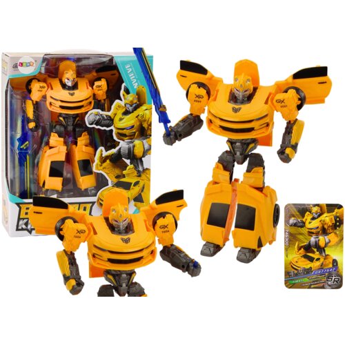  Auto-Robot za igru 2u1 Transformer Sporty - žuti Slike