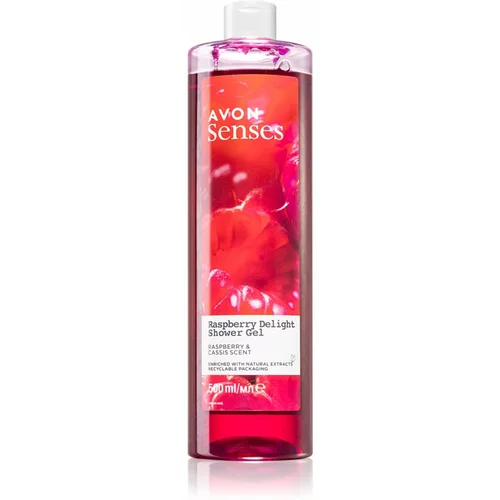 Avon Senses Raspberry Delight njegujući gel za tuširanje 500 ml