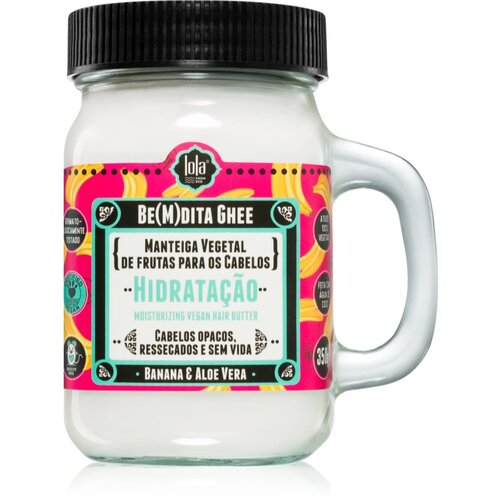Lola Cosmetics BE(M)DITA GHEE HIDRATACAO vlažilna maska za lase 350 g Slike
