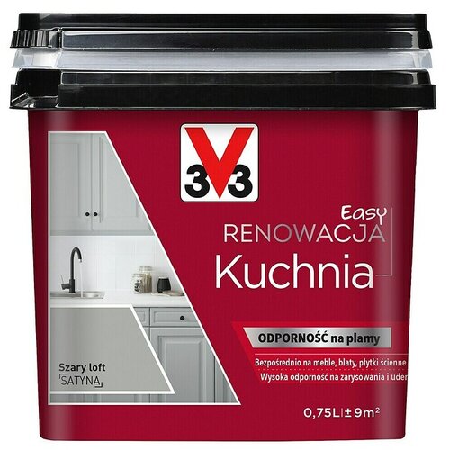 V33 Obnovitvena barva Renovation Perfection (Siva, 750 ml, Ustrezno za: Kuhinje) Cene