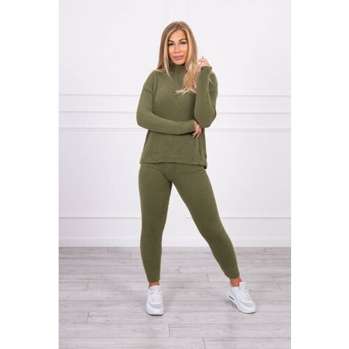 Kesi Two-piece khaki set of alpaca sweaters Cijene