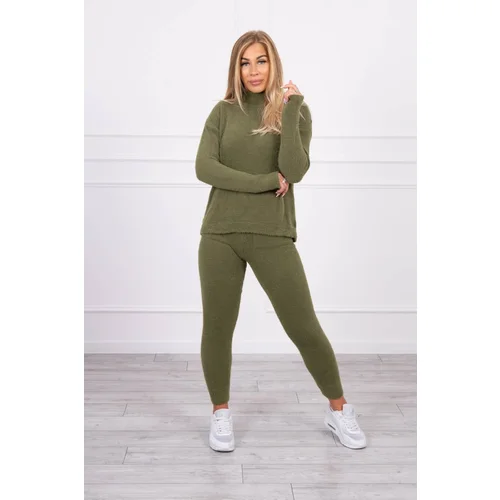 Kesi Two-piece khaki set of alpaca sweaters