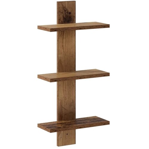  Zidna polica Staro drvo 30 x 13.5 x 64.5 cm Prerađeno drvo - Staro drvo 30 x 13.5 x 64.5 cm Cijene