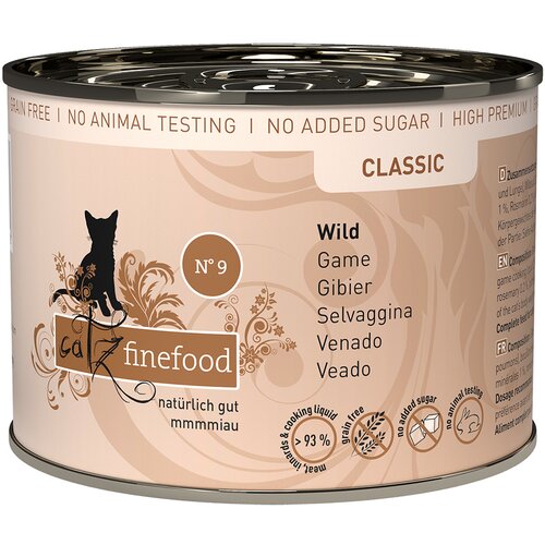 catz finefood Varčno pakiranje 12 x 200 g - Divjačina Cene