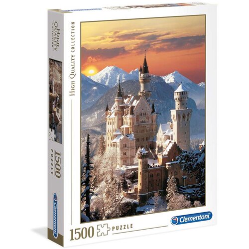 Clementoni grad neuschwanstein sestavljanka/puzzle, 1500 kosov Slike