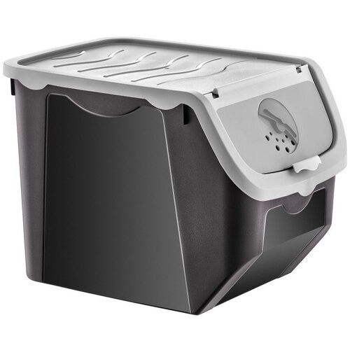 Orion Posoda za zelenjavo in sadje s pokrovom, siva, 12 l, (5000009948) Cene
