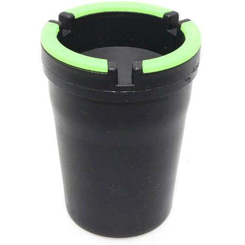  Pepeljara Plastična Glow in Dark - Crna Slike
