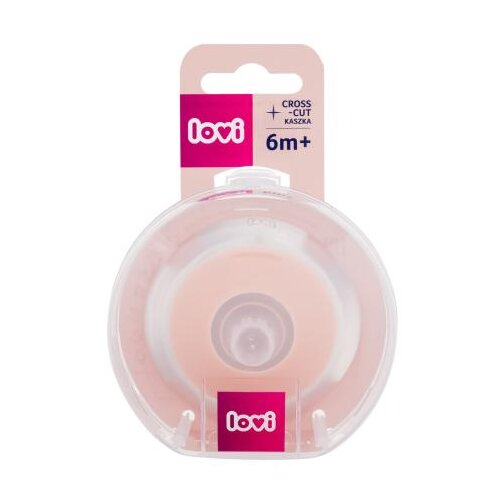 Lovi Mammafeel Dynamic Teat Cross-Cut 6m+ dinamična duda koja podsjeća na majčine grudi 1 kom za otroke Cijene