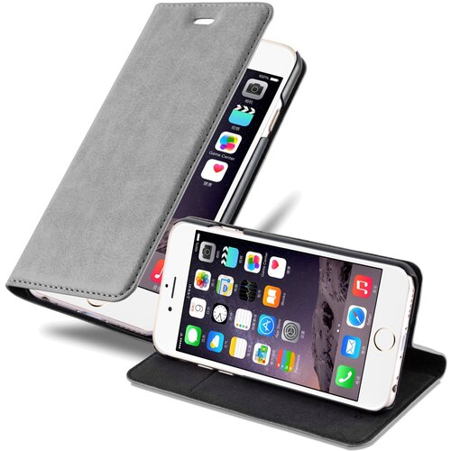 Cadorabo Ohišje, združljivo z Apple iPhone 6 / 6S v titanovo siva - Zaščitni ovitek v obliki flipa z magnetnim zapiranjem, (20559289) Cene