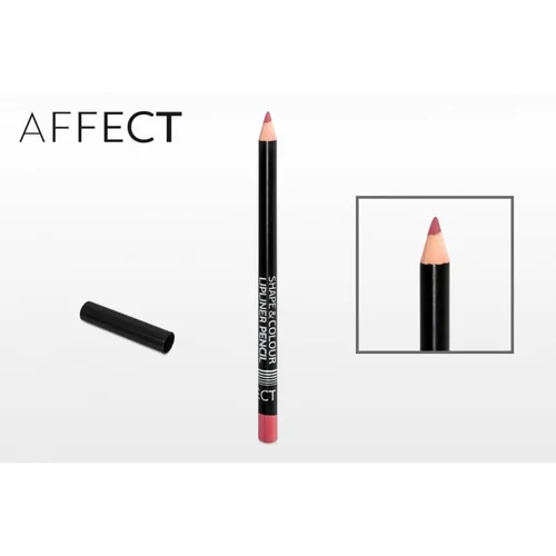 Affect Cosmetics Črtalo za ustnice - Shape&Colour Lipliner Pencil long lasting - Wild Rose, (21064205)