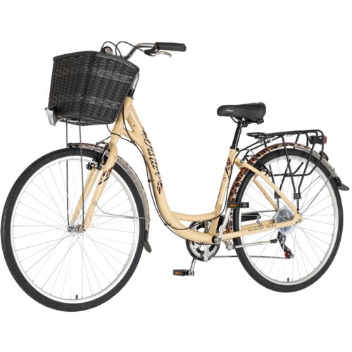 Visitor bicikl fashion savanna 28" alu 18" v-brake 6 brzina 155-178cm (s/m) bež leopard 1282070 Cene