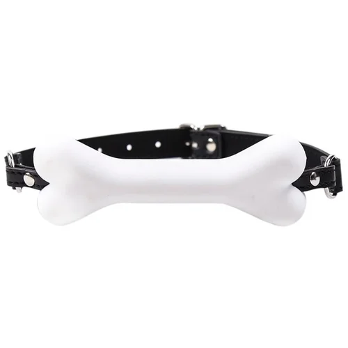 LATETOBED BDSM Line Bone Ball Gag White