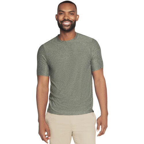 Skechers Majice s kratkimi rokavi Go Dri All Day Tee Zelena Cene