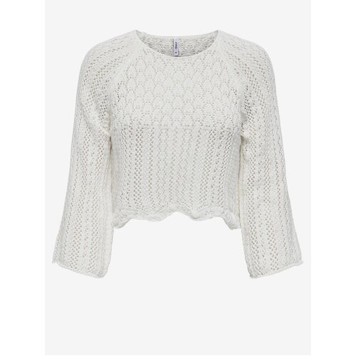 Only Cream Womens Cropped Sweater Nola - Women Cijene