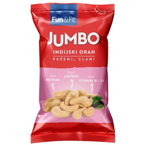 FUN&FIT Indijski orah JUMBO pečeni slani 75g Cene