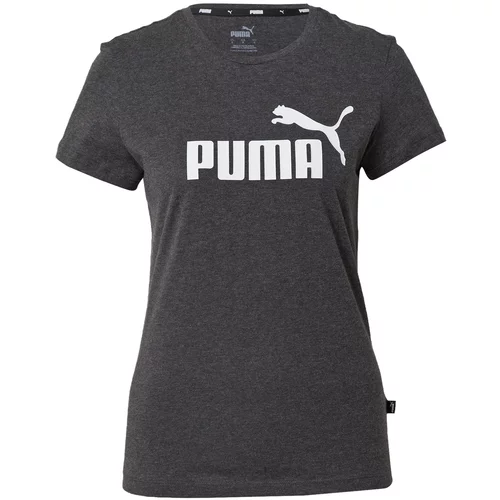 Puma Tehnička sportska majica tamo siva / bijela