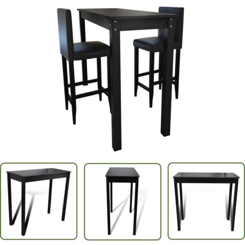 The Living Store Barska Miza s 4 Barskimi Stoli Bele Barve - Barska Miza, (21740686) Cene