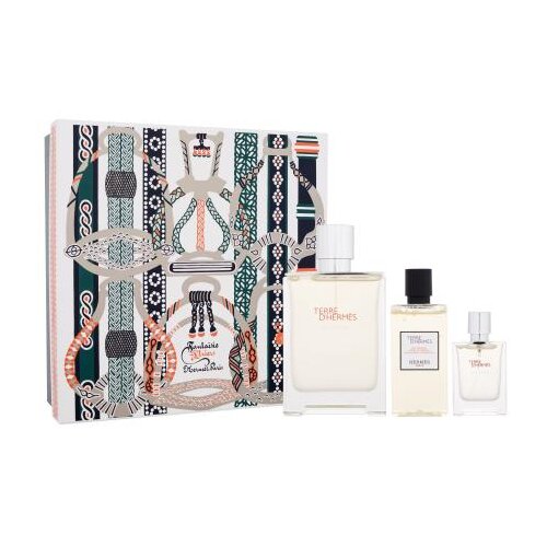 Hermes Terre d´Hermès Eau Givrée Set parfumska voda 100 ml + gel za prhanje 80 ml + parfumska voda 12,5 ml za moške Cene