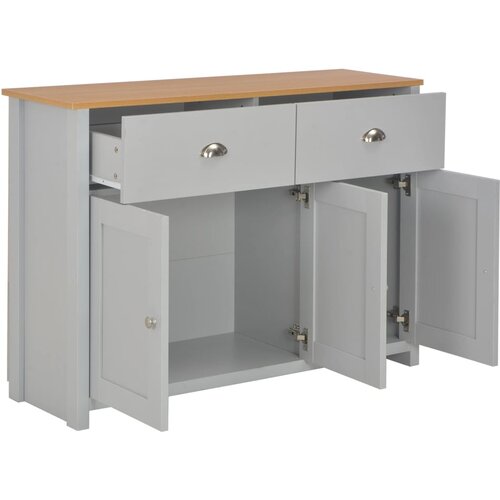 Maison Chic Komoda - Predalnik siva 112x35x81 cm, (21715857) Cene
