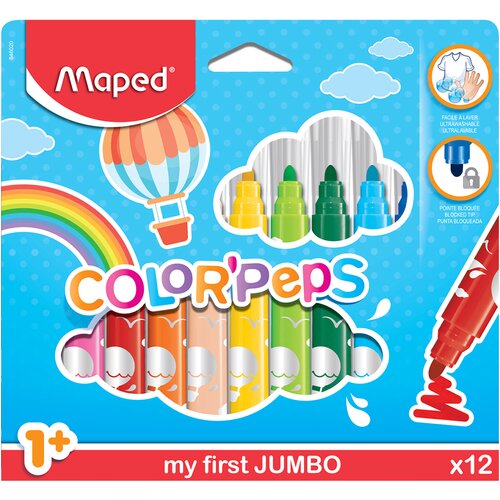  FLOMASTERI MAPED COLOUR`PEPS JUMBO 1/12 Cene