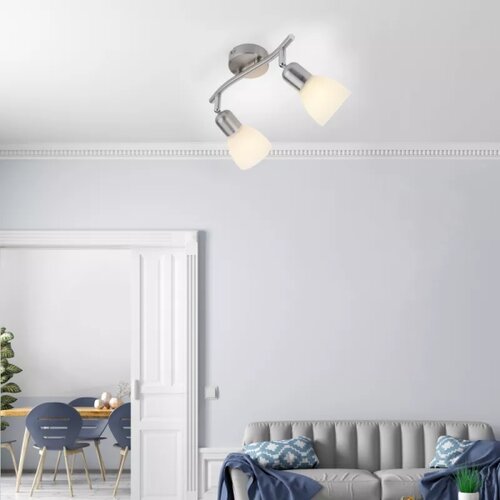 Just LIGHT. 11952-55 - Spot svetiljka KARO 2xE14/40W/230V matni hrom Slike