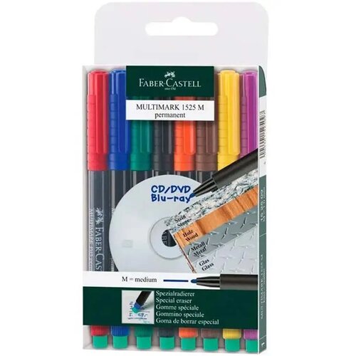 Faber-Castell multimark m set alkoholnih markera, 8 boja Cijene