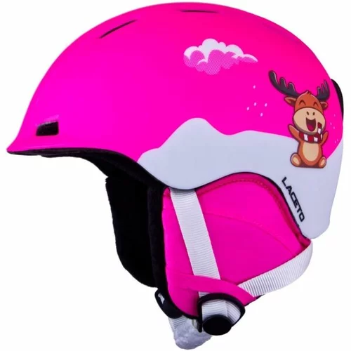 Laceto REINDEER Dječja skijaška kaciga, ružičasta, veličina
