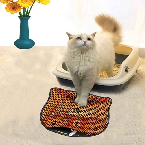 WALLXPERT Kdkafa0248 multicolor cat litter mat Cene