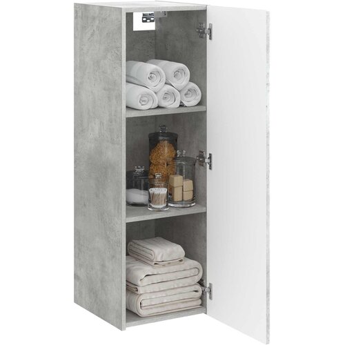  Ormar za Kupaonicu na Zidu Betonska siva 33 x 34,5 x 100 cm Slike