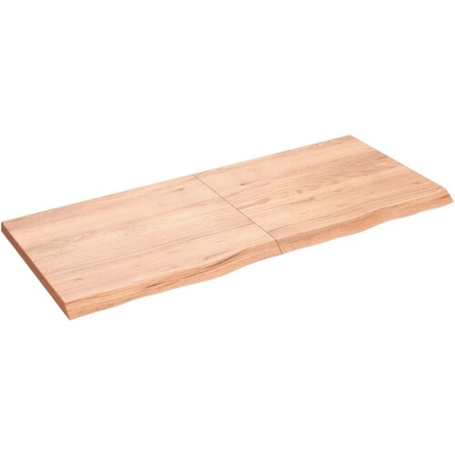 vidaXL Zidna polica svjetlosmeđa 140x60x4 cm od obrađene hrastovine Cijene