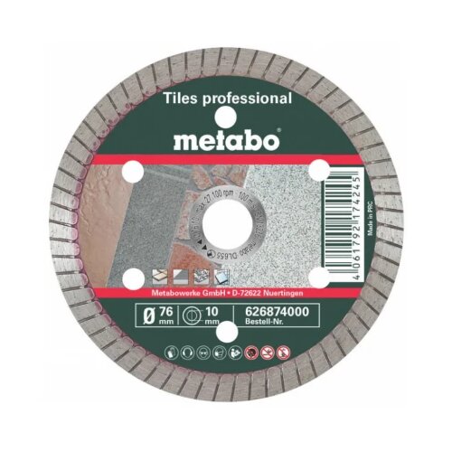 Metabo dijamantski rezni disk fi76x10 mm "TP" keramika PROFESSIONAL Cene
