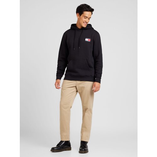 Tommy Jeans Sweater majica &amp;#039;ESSENTIAL&amp;#039; crna Slike