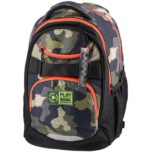 Play ergonomski ranac - military green Cene