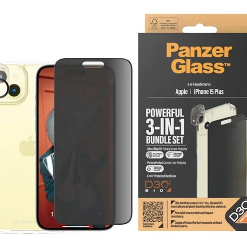  Bundle PanzerGlass iPhone 15 Plus Privacy