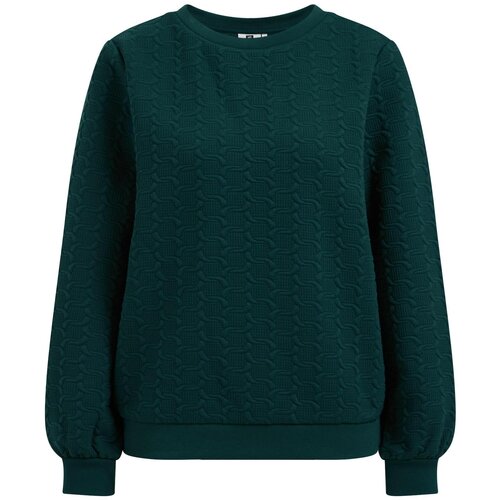 WE Fashion Majica temno zelena Slike