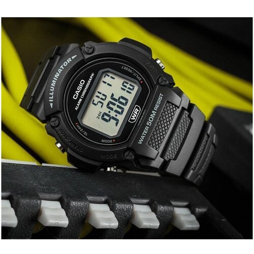 Casio Ura W219H1A Črna Slike
