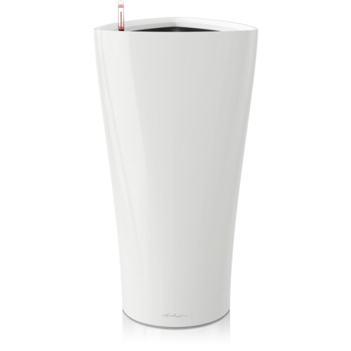 LECHUZA Cvetlični lonec Delta Premium 30 - Bela - visok sijaj Slike