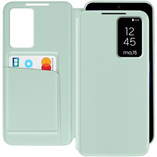 AVIZAR Usnjeni etui za Galaxy S23 Display Window Card Holder, Svetlo zelena, (5000012413) Cene